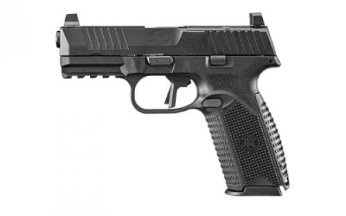 FN America Law Enf 509 MRD LE3, Striker Fired, Semi-automatic, Polymer Frame Pistol, Full Size, 9MM, 4 Cold Hammer Forged Barrel, Black, Interchangeable Grip Backstraps, 3 Dot Tritium Suppressor Height Night Sights, Optics Ready ACRO Mounting Plate Included, 17 Rounds, 3 Magazines 66-101287
