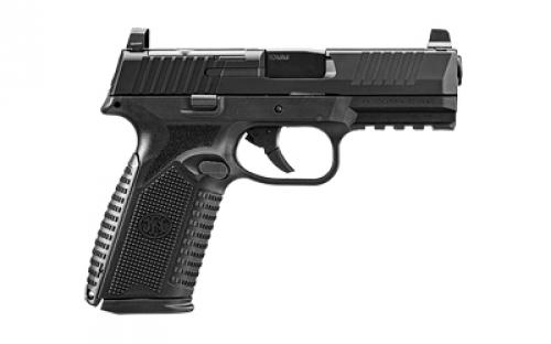 FN America FN 510 MRD, Semi-automatic, Striker Fired, Polymer Frame Pistol, Full Size, 10mm, 4.1" Barrel, Anodized Finish, Black, Optic Height Sights, Optics Ready, 15 Rounds, 2 Magazines 66-101379