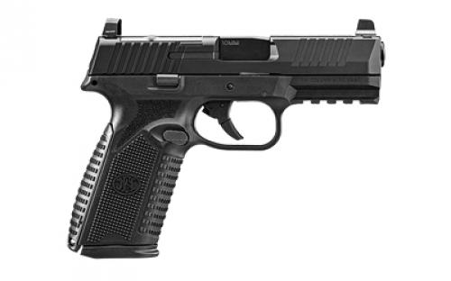 FN America FN 510 MRD, Semi-automatic, Striker Fired, Polymer Frame Pistol, Full Size, 10mm, 4.1" Barrel, Anodized Finish, Black, Optic Height Sights, Optics Ready, 10 Rounds, 2 Magazines 66-101381