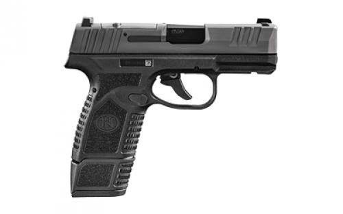 FN America Reflex MRD, Semi-automatic Pistol, Polymer Frame, Internal Hammer Fired, Single Action Only, Micro Compact, 9MM, 3.3" Cold Hammer Forged Barrel, PVD Finish, Black, Optics Ready, Non-Manual Safety, Tritium Front Sight, 2 Dot Rear Sight, 2 Magazines, (1) 15 Round, (1) 11 Round 66-101410