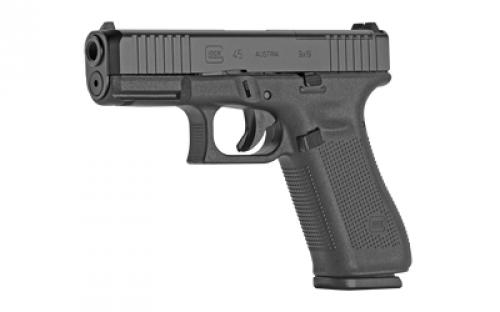 Glock 45 M.O.S, Rebuilt, Striker Fired, Semi-automatic, Polymer Frame Pistol, 9MM, 4.49 Barrel, Black, Matte Finish, 17 Rounds, 3 Magazines, May or May Not Come With Night Sights PR45509MOS