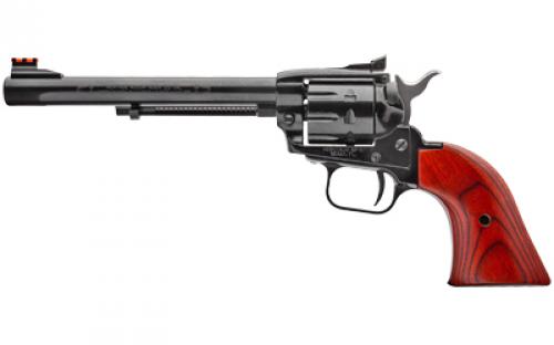 Heritage Rough Rider, Single Action, Revolver, 22LR/22 WMR, 6.5 Barrel, Alloy, Black, Cocobolo Grips, Adjustable Sights, 9 Rounds RR22999MB6AS