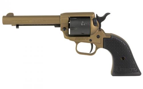 Heritage Rough Rider, Single Action Revolver, 22 LR, 4.75 Barrel, Cerakote Finish, Burnt Bronze, Polymer Grips, Fixed Sights, 6 Rounds RR22A4