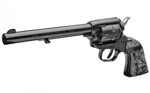 Heritage Rough Rider, Single Action, Revolver, 22LR, 6.5" Barrel, Alloy Frame, Black Finish, Black Pearl Grips, Fixed Sights, 6 Rounds RR22B6BLKPRL
