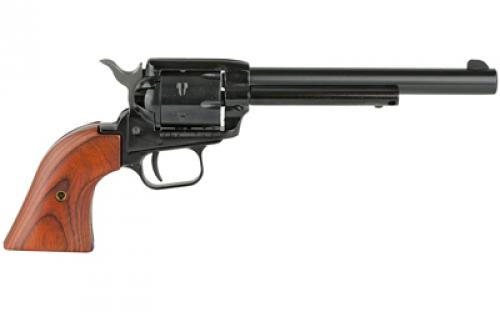 Heritage Rough Rider, Single Action, Revolver, 22LR, 6.5" Barrel, Alloy, Blued Finish, Cocobolo Grips, Fixed Sights, 6 Rounds, Long Rifle Cylinder Only RR22B6