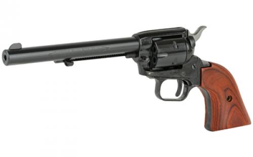 Heritage Rough Rider, Single Action, Revolver, 22LR, 6.5" Barrel, Alloy, Blued Finish, Cocobolo Grips, Fixed Sights, 6 Rounds, Long Rifle Cylinder Only RR22B6