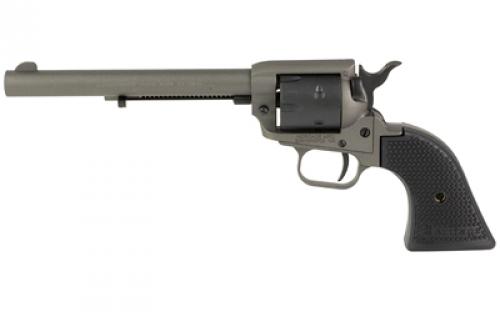 Heritage Rough Rider, Single Action Revolver, 22 LR, 6.5 Barrel, Cerakote Finish, Tungsten, Polymer Grips, Fixed Sights, 6 Rounds RR22C6