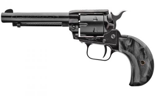 Heritage Rough Rider, Single Action, Revolver, 22LR/22 WMR, 4.75 Barrel, Alloy, Black, Black Pearl Bird's Head Grips, Fixed Sights, 6 Rounds RR22MB4BHBPRL