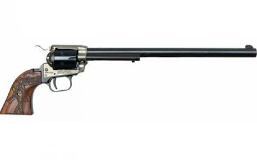 Heritage Western Series Wyatt Earp, Talo Exclusive, Revolver, Single Action, 22LR/22WMR, 12 Barrel, Blued Finish, Wood Grips with Badge, 6 Rounds, Fixed Sights, Includes Custom Box RR22MCH12-WW7