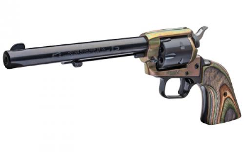 Heritage Rough Rider, Single Action, Revolver, 22LR/22 WMR, 6.5" Barrel, Alloy, Simulated Case Hardened Finish, Black, Camo Laminate Grips, Fixed Sights, 6 Rounds RR22MCH6