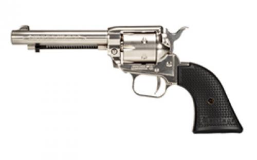 Heritage Rough Rider, Single Action, Revolver, 22LR Only, 4.75 Barrel, Alloy, Nickel Finish, Nickel, Polymer Star Pattern Grips, Fixed Sights, 6 Rounds RR22NI4