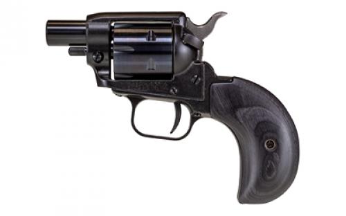 Heritage Barkeep Boot, Single Action Only, Revolver, 22 LR, 1 Barrel, Alloy, Blued Finish, Black, Black Pearl Grips, Fixed Sights, 6 Rounds, Includes Ejector Pin With Wood Handle BK22B1BHBD