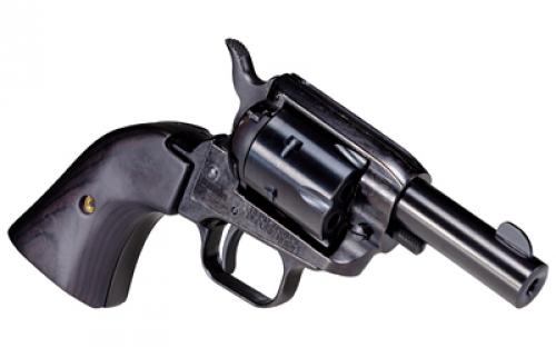 Heritage Barkeep, Single Action Revolver, 22 LR, 2.68" Barrel, Black Oxide Finish, Laminate Grips, Fixed Sights, 6 Rounds, Long Rifle Cylinder Only, Includes Ejector Pin with Wooden Handle BK22B2-BBK