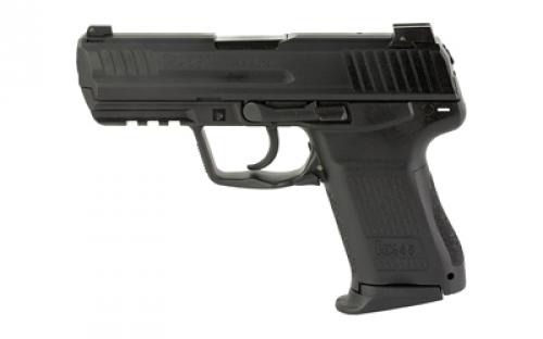 HK HK45C, LEM-Double Action Only, Semi-automatic, Polymer Frame Pistol, Compact, 45 ACP, 3.94 Barrel, Matte Finish, Black, Night Sights, 8 Rounds, 3 Magazines 81000021