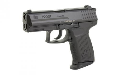 HK P2000, V3, Double Action/Single Action, Semi-automatic, Polymer Frame Pistol, Compact, 9MM, 3.66" Barrel, Matte Finish, Black, 3 Dot Sights, Decocker, 13 Rounds, 2 Magazines 81000041