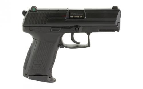 HK P2000, V3, Double Action/Single Action, Semi-automatic, Polymer Frame Pistol, Full Size, 9MM, 3.66" Barrel, Black, Night Sights, Rear Decocker, 10 Rounds, 3 Magazines 81000044