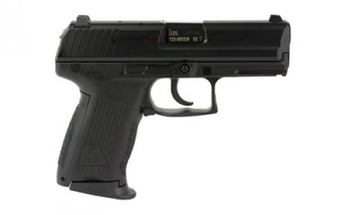 HK P2000, V2, LEM, Double Action Only, Semi-automatic, Polymer Frame Pistol, 40 S&W, 3.66" Barrel, Black, 3 Dot Sights, 10 Rounds, 2 Magazines 81000047