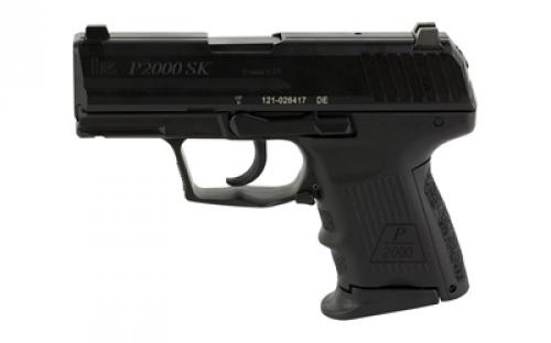 HK P2000SK, V2, LEM, Double Action Only, Semi-automatic, Polymer Frame Pistol, Sub-Compact, 9MM, 3.26 Barrel, Black, Night Sights, 10 Rounds, 3 Magazines 81000054