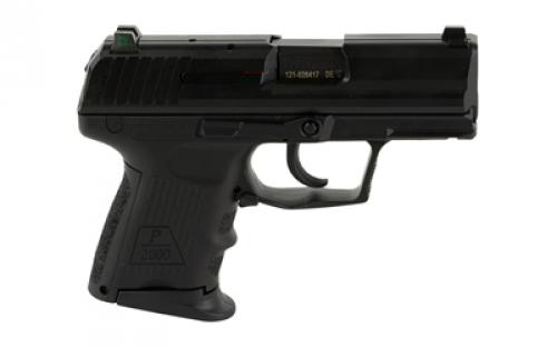HK P2000SK, V2, LEM, Double Action Only, Semi-automatic, Polymer Frame Pistol, Sub-Compact, 9MM, 3.26" Barrel, Black, Night Sights, 10 Rounds, 3 Magazines 81000054