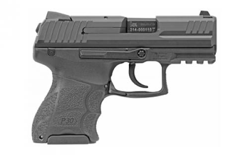 HK P30SK, V1, LEM Double Action Only, Sub Compact, 9MM, 3.27 Barrel, Polymer Frame, Black Finish, Night Sights, 10Rd, 3 Magazines 81000085