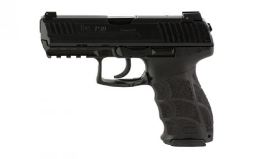 HK P30, V1, Light LEM, Double Action Only, Semi-automatic, Polymer Frame Pistol, Full Size, 9MM, 3.85 Barrel, Black, Night Sights, 10 Rounds, 3 Magazines 81000106