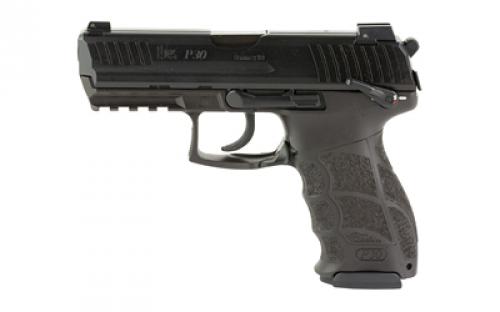 HK P30S, Double Action/Single Action, Semi-automatic, Polymer Frame Pistol, Full Size, 9MM, 3.85 Barrel, Matte Finish, Black, Interchangeable Grip Panels, Night Sights, Ambidextrous Safety with Rear Decocker, 17 Rounds, 3 Magazines, Ambidextrous 81000112
