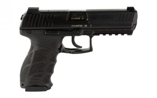 HK P30L, LEM-Double Action Only, Semi-automatic, Polymer Frame Pistol, Full Size, 9MM, 4.45" Barrel, Matte Finish, Black, Interchangeable Grip Panels, Night Sights, 17 Rounds, 3 Magazines 81000116