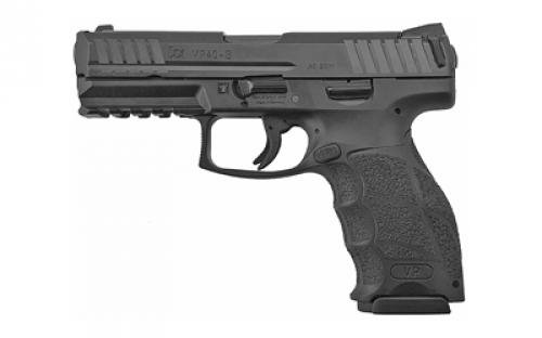 HK VP40-B, Striker Fired, Semi-automatic, Polymer Frame Pistol, Full Size, 40 S&W, 4 Barrel, Black, Night Sights, 10 Rounds, 3 Magazines 81000272