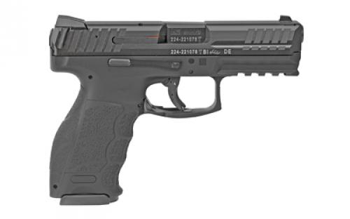 HK VP9, Semi-automatic, 9MM, 4.09" Barrel, Polymer Frame, Black Color, 3 Dot Sights, 17Rd, 2 Magazines 81000283