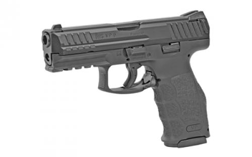 HK VP9, Semi-automatic, 9MM, 4.09" Barrel, Polymer Frame, Black Color, 3 Dot Sights, 17Rd, 2 Magazines 81000283