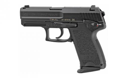 HK USP Compact, V1, DA/SA, Compact, 9MM, 3.58 Barrel, Polymer Frame, Black, 3 Dot Sights, Safety, Decocker, 10Rd, 2 Magazines 81000331