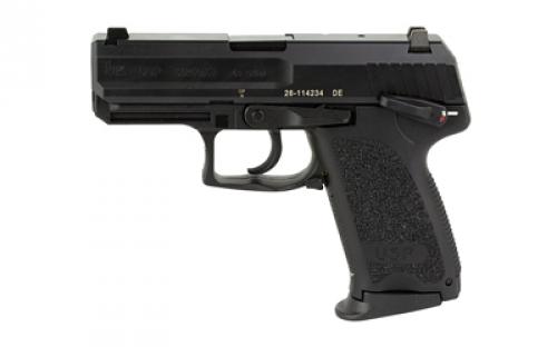 HK USP40, V1, Double Action/Single Action, Semi-automatic, Polymer Frame Pistol, Compact, 40 S&W, 3.58 Barrel, Black, Night Sights, Manual Thumb Safety, Decocker, 10 Rounds, 3 Magazines 81000339