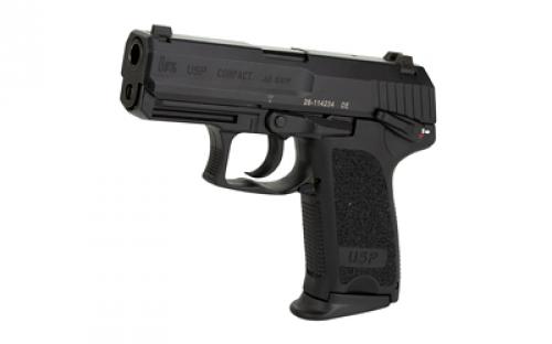 HK USP40, V1, Double Action/Single Action, Semi-automatic, Polymer Frame Pistol, Compact, 40 S&W, 3.58" Barrel, Black, Night Sights, Manual Thumb Safety, Decocker, 10 Rounds, 3 Magazines 81000339