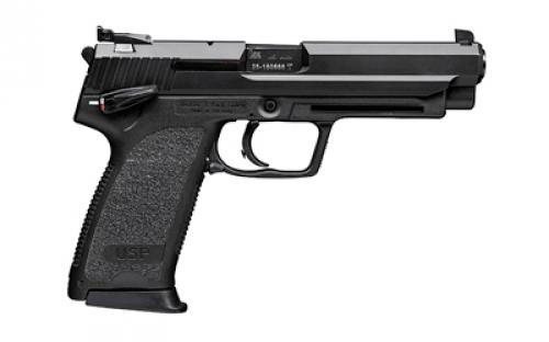 HK USP45, Expert, V1, Double Action/Single Action, Semi-automatic, Polymer Frame Pistol, Full Size, 45 ACP, 5.19" Barrel, Black, 3 Dot Sights, Manual Safety, Decocker, 12 Rounds, 2 Magazines, BLEM (Lip Of The Barrel Was Stripped And Dings On The Serration Of Trigger Guard) 81000364