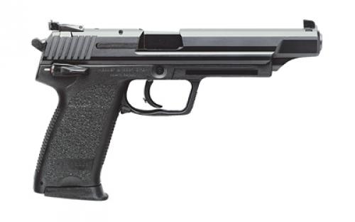 HK USP45, Elite, V1, Double Action/Single Action, Semi-automatic, Polymer Frame Pistol, Full Size, 45 ACP, 6 Barrel, Black, Adjustable Sights, Manual Thumb Safety, Decocker, 12 Rounds, 2 Magazines 81000367