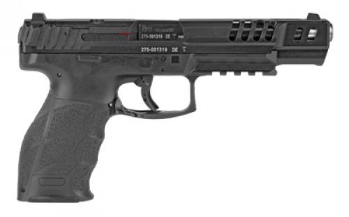 HK VP9 Match OR, Semi-automatic, Striker Fired, Full Size, 9MM, 5.51" Barrel, Black, Interchangeable Backstraps and Side Panels, Luminous Front Sight, Black Serrated Rear Sight, 10 Rounds, 4 Magazines 81000554