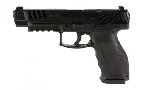 HK VP9L OR, Semi-automatic, Striker Fired, 9MM, 5 Barrel, Black Color, Polymer Frame, Optics Ready, Night Sights, 10Rd, 2 Magazines 81000594