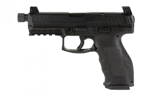 HK VP9 Tac OR, Striker Fired, Semi-automatic, Polymer Frame Pistol, Full Size, 9MM, 4.7 Barrel, Threaded Barrel, Matte Finish, Black, Night Sights, Optics Ready, 10 Rounds, 3 Magazines 81000626