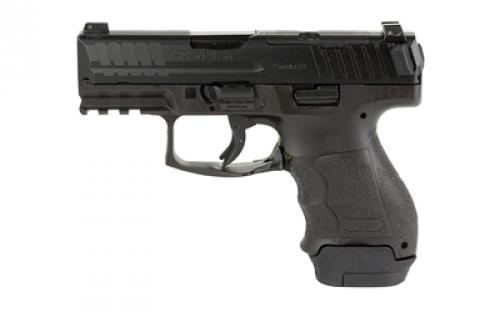 HK VP9SK, Striker Fired, Semi-automatic, Polymer Frame Pistol, Sub-Compact, 9MM, 3.39 Barrel, Matte Finish, Black, Night Sights, (1) 15 Round & (2) 12 Round Magazines, Optics Ready Slide, 2 Magazines, BLEM (Damaged Case) 81000811