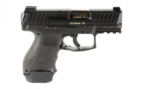 HK VP9SK, Striker Fired, Semi-automatic, Polymer Frame Pistol, Sub-Compact, 9MM, 3.39" Barrel, Matte Finish, Black, 3 Dot Sights, 15 Rounds, 2 Magazines, (1)-15 Rounds and (1)-12 Rounds 81000819