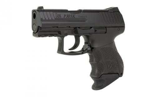 HK P30SK, LEM-Double Action Only, Semi-automatic, Polymer Frame Pistol, Sub-Compact, 9MM, 3.27" Barrel, Matte Finish, Black, Interchangeable Grip Panels, 3 Dot Sights, 15 Rounds, 2 Magazines, (1)-15 Rounds and (1)-12 Rounds 81000821