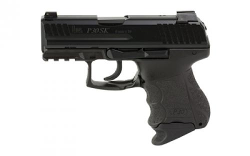 HK P30SK, Semi-automatic, DAO, 9MM, 3.27 Barrel, Polymer Frame, Black Finish, Night Sights, 3 Magazines, 1-15Rd & 2-12Rd 81000822