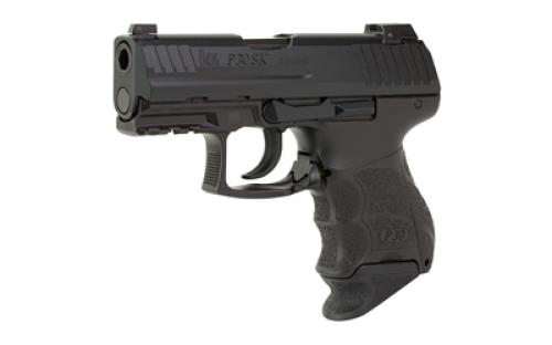 HK P30SK, Semi-automatic, DAO, 9MM, 3.27" Barrel, Polymer Frame, Black Finish, Night Sights, 3 Magazines, 1-15Rd & 2-12Rd 81000822