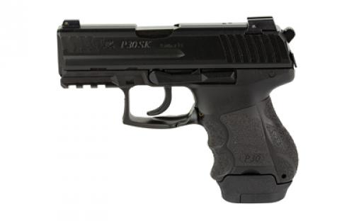 HK P30SK, Semi-automatic, DA/SA, 9MM, 3.27 Barrel, Polymer Frame, Black Finish, Night Sights, 3 Magazines, 1-15Rd & 2-12Rd 81000824