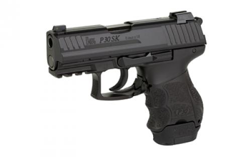 HK P30SK, Semi-automatic, DA/SA, 9MM, 3.27" Barrel, Polymer Frame, Black Finish, Night Sights, 3 Magazines, 1-15Rd & 2-12Rd 81000824