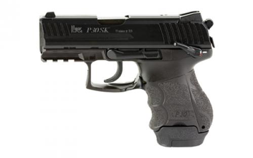 HK P30SKS, Semi-automatic, DA/SA, 9MM, 3.27 Barrel, Polymer Frame, Black Finish, 3 Dot Sights, 2 Magazines, 1-15Rd & 1-12Rd 81000825