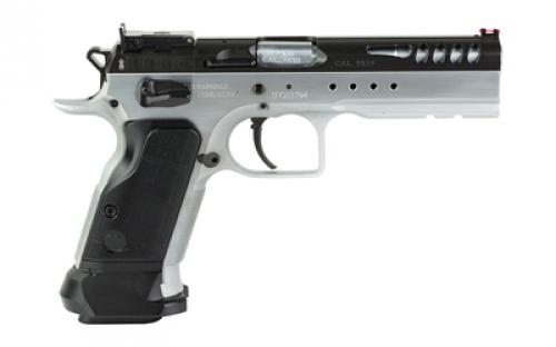 Tanfoglio Limited Master, Semi-automatic, Single Action Only, Steel Frame Pistol, 9MM, 4.75" Barrel, Hard Chrome Finish, Aluminum Grips, Adjustable Sights, Ambidextrous Safety, 17 Rounds TF-LIMMSTR-9