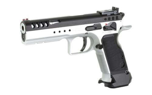 Tanfoglio Limited Master, Semi-automatic, Single Action Only, Steel Frame Pistol, 9MM, 4.75" Barrel, Hard Chrome Finish, Aluminum Grips, Adjustable Sights, Ambidextrous Safety, 17 Rounds TF-LIMMSTR-9