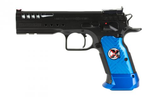 Tanfoglio Limited Master Xtreme, Semi-automatic, Single Action Only, 40SW, 4.75 Barrel, Matte Finish, Black, Aluminum Grips, Ambidextrous, Adjustable Sights, 14 Rounds TF-LIMMSTRX-40