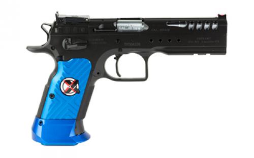 Tanfoglio Limited Master Xtreme, Semi-automatic, Single Action Only, 40SW, 4.75" Barrel, Matte Finish, Black, Aluminum Grips, Ambidextrous, Adjustable Sights, 14 Rounds TF-LIMMSTRX-40